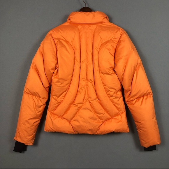 SUNICE Goose Down Puffer Jacket Coat Size 8 Full Zip Thumbhole Sleeve Inner Hood - Picture 7 of 16